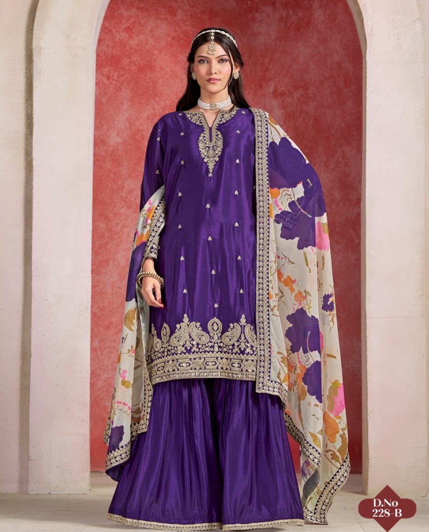 228-purple - Royal Midnight Dream suit in Majestic Purple”